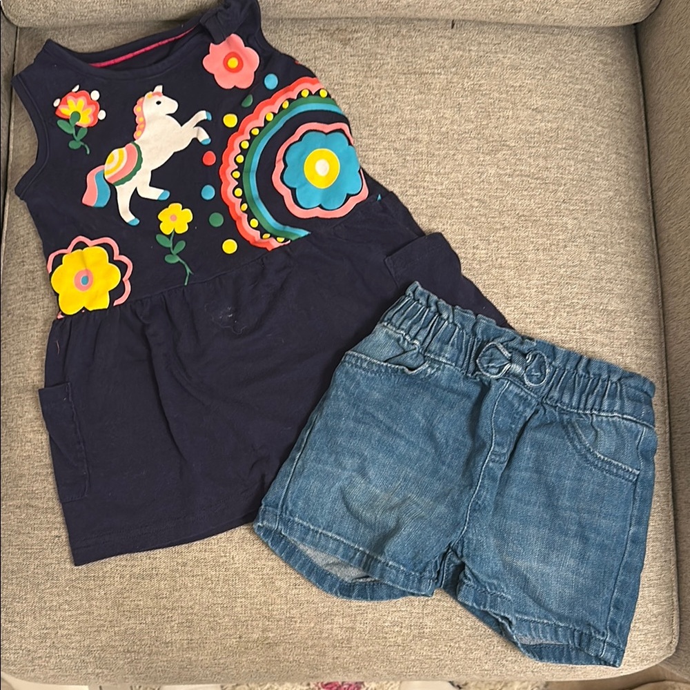 The Children's Place Blue Denim Shorts